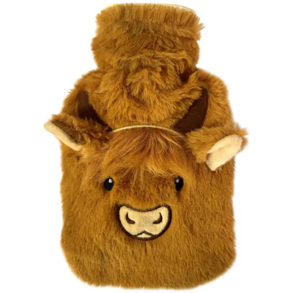 D&C Hairy Cow Hot Water Bottle 500ml