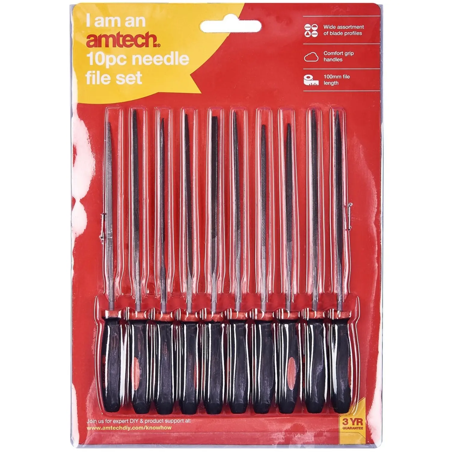 Amtech 10pc Needle File Set