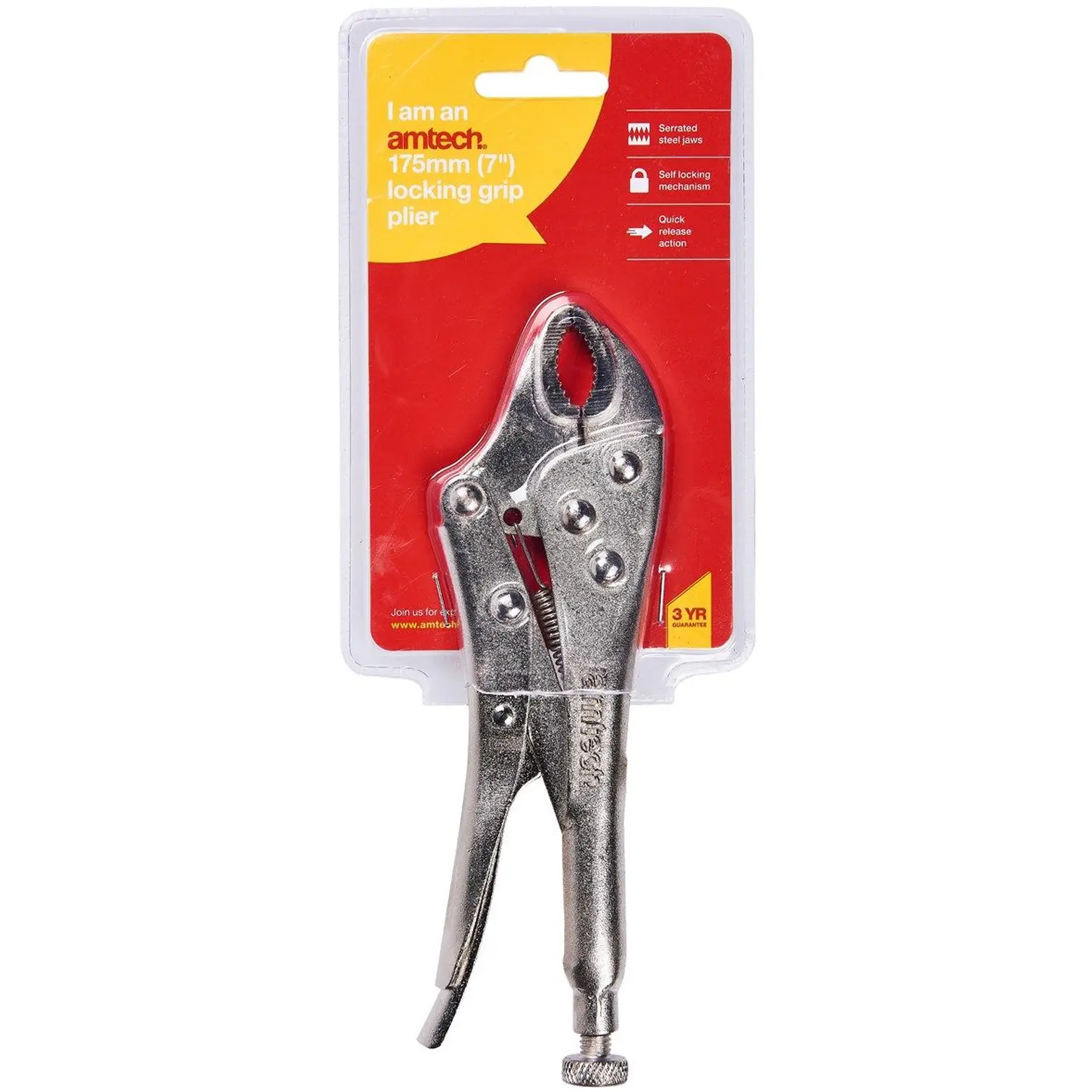 Am-Tech Locking Grip Plier 175mm
