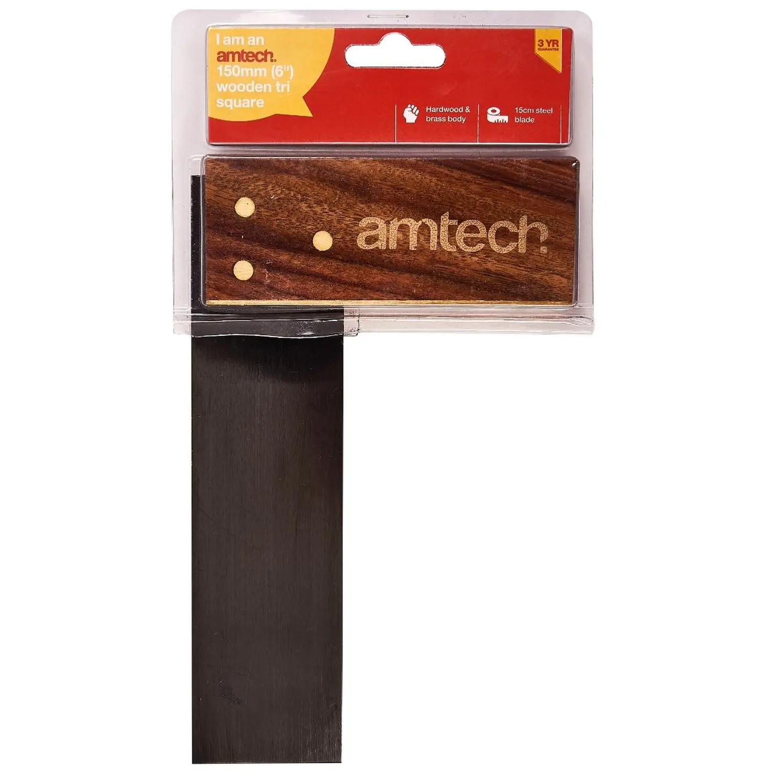 Amtech Rosewood Tri Square 150mm / 6"