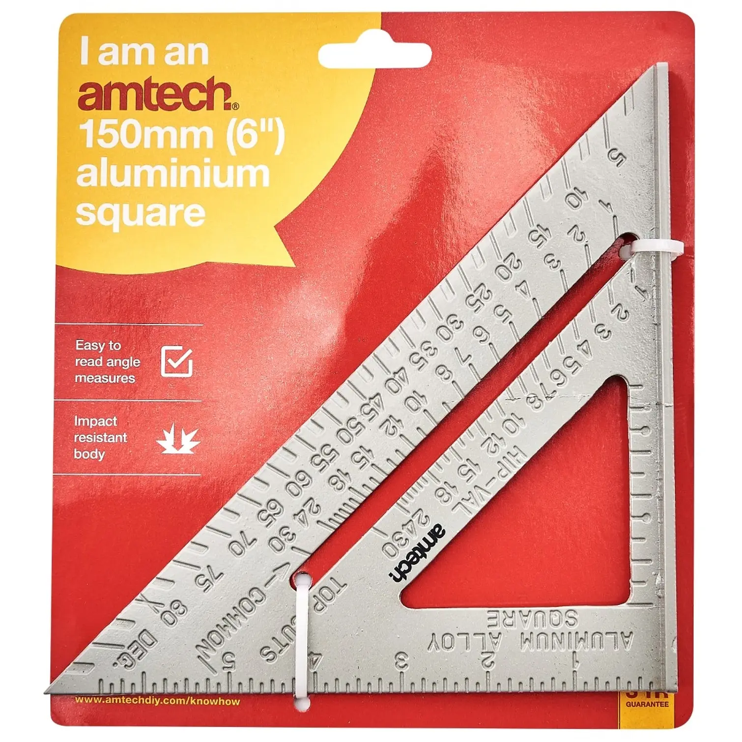 Amtech Aluminium Square 150mm