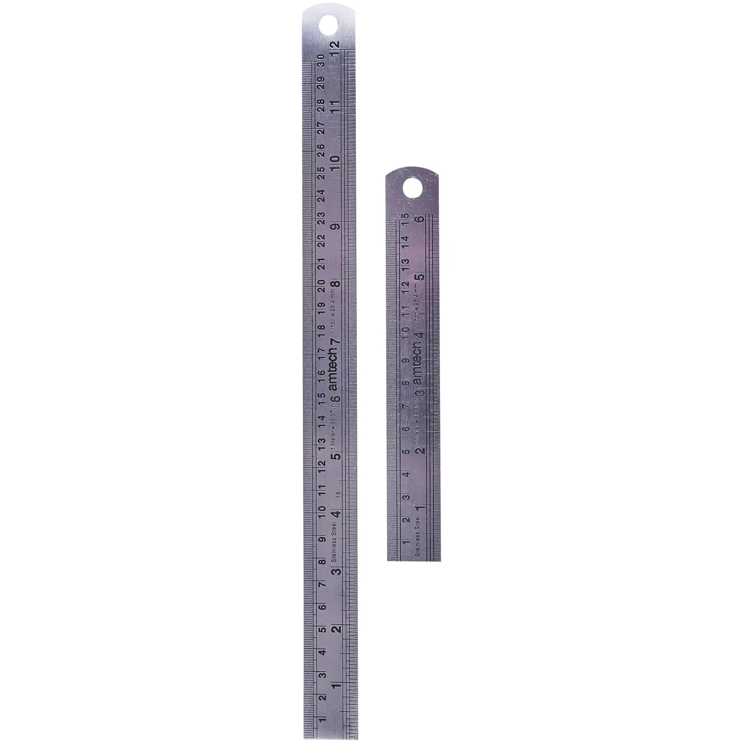 Amtech Set of 2 Steel Rules