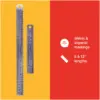 Amtech Set of 2 Steel Rules