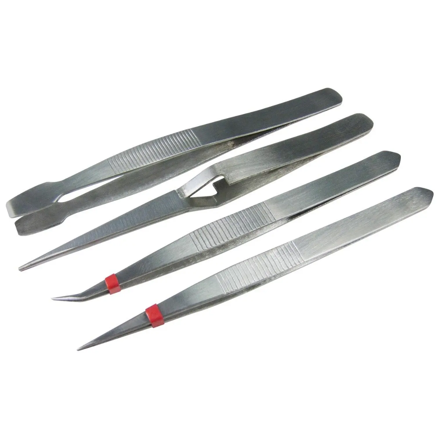 Amtech Set of 4 Tweezers