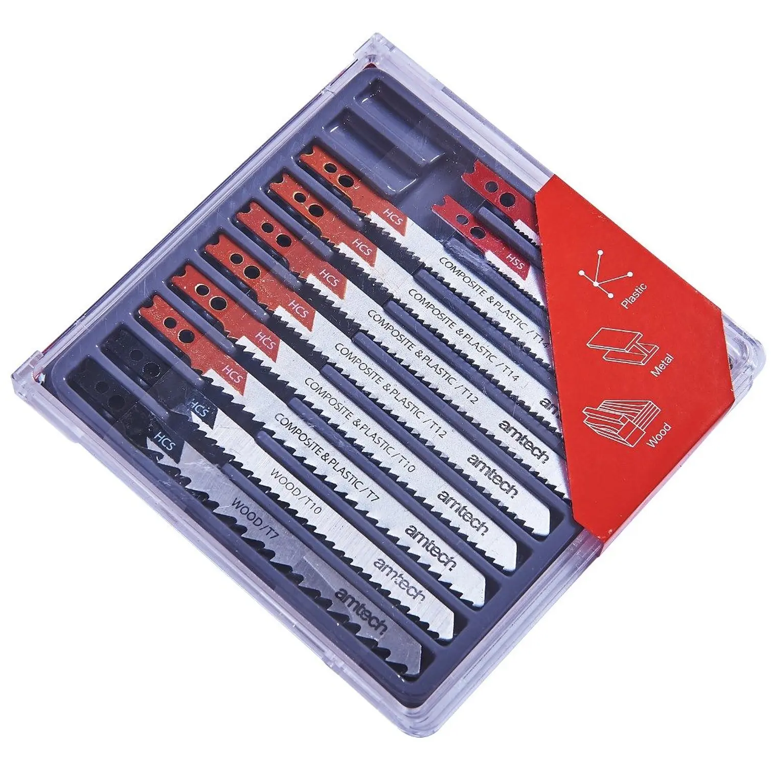 Am-Tech 10pce Jigsaw Blade Set