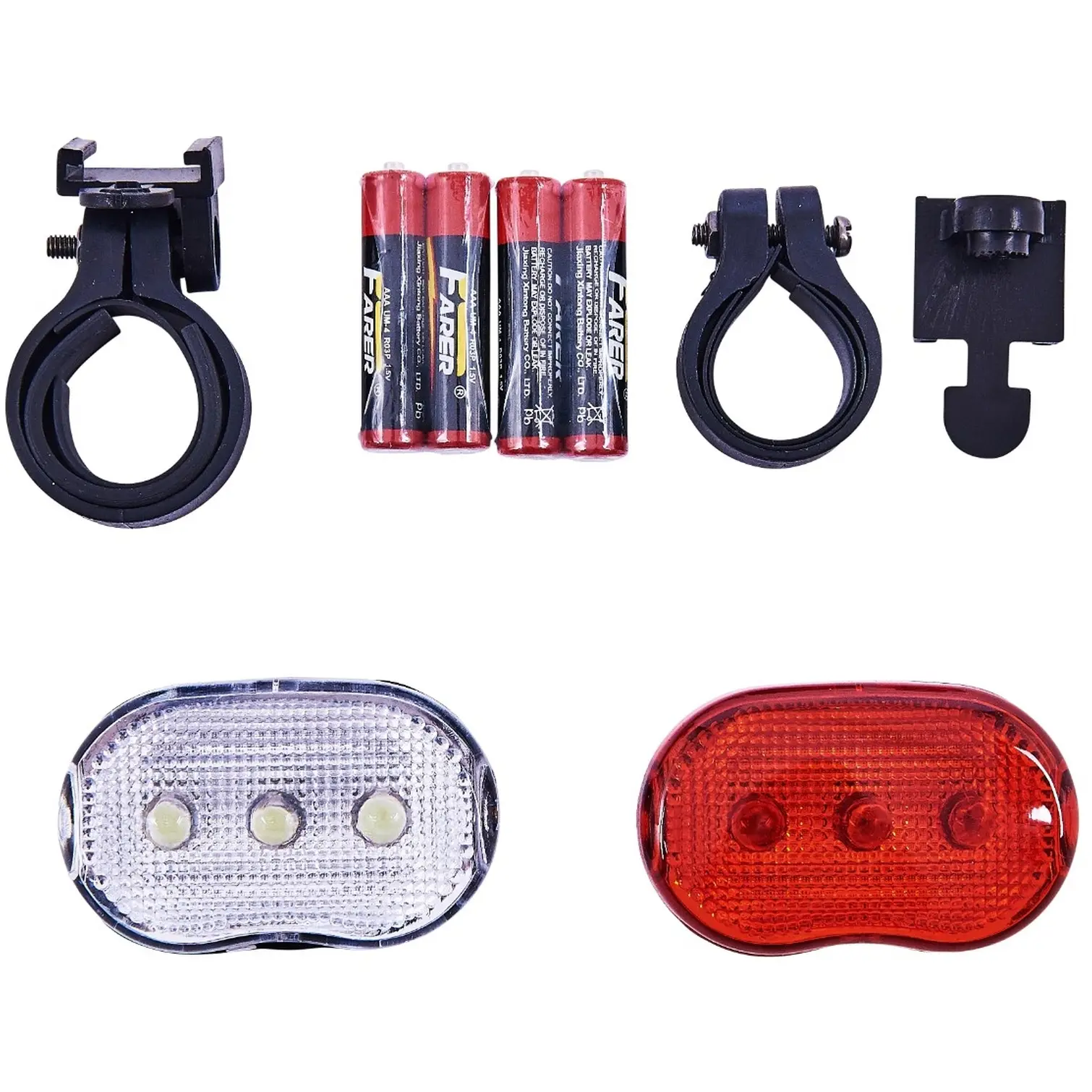 DKT0495_2 Amtech Bicycle Flash Light Set