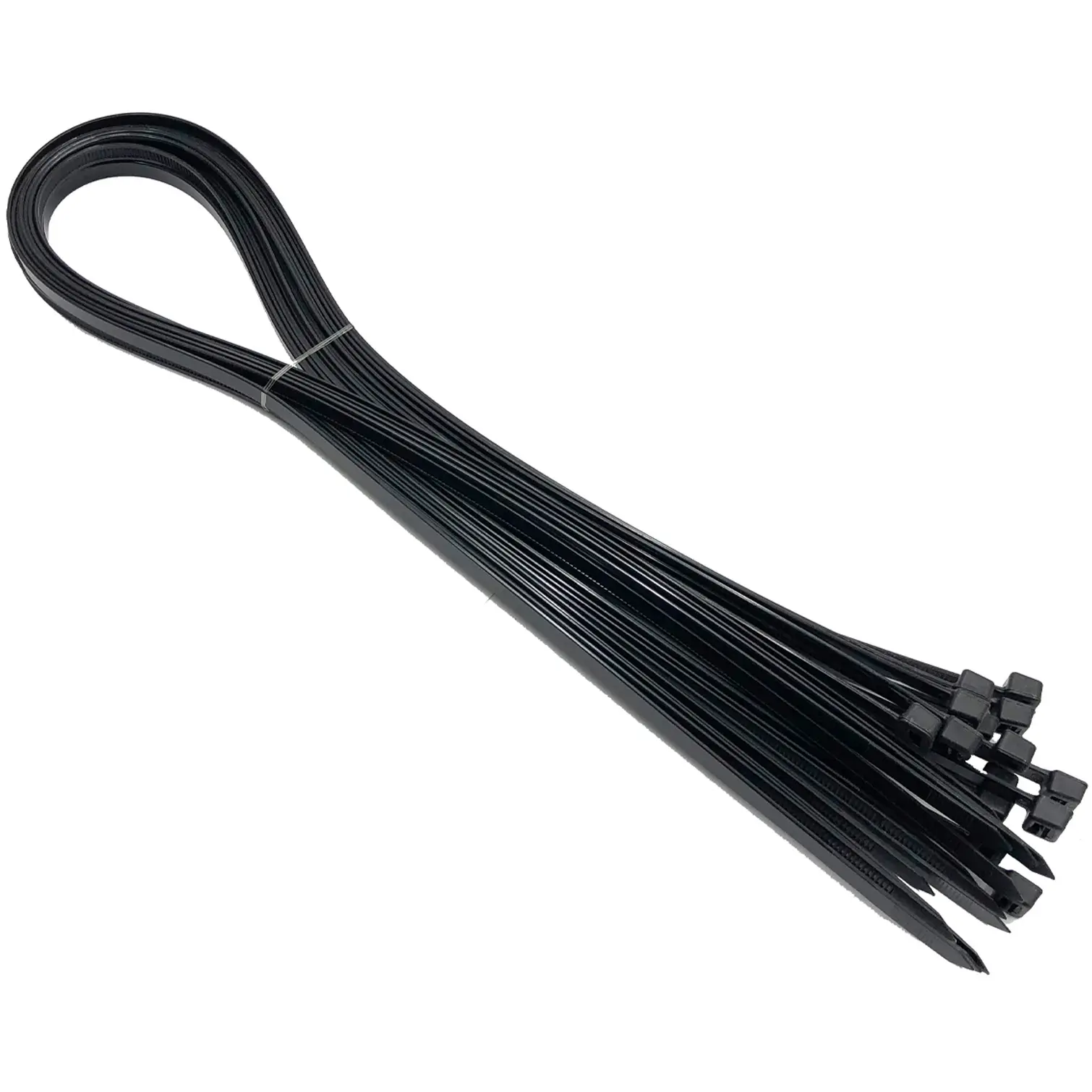 Am-Tech 1000x8.7mm Cable Ties Black pk15