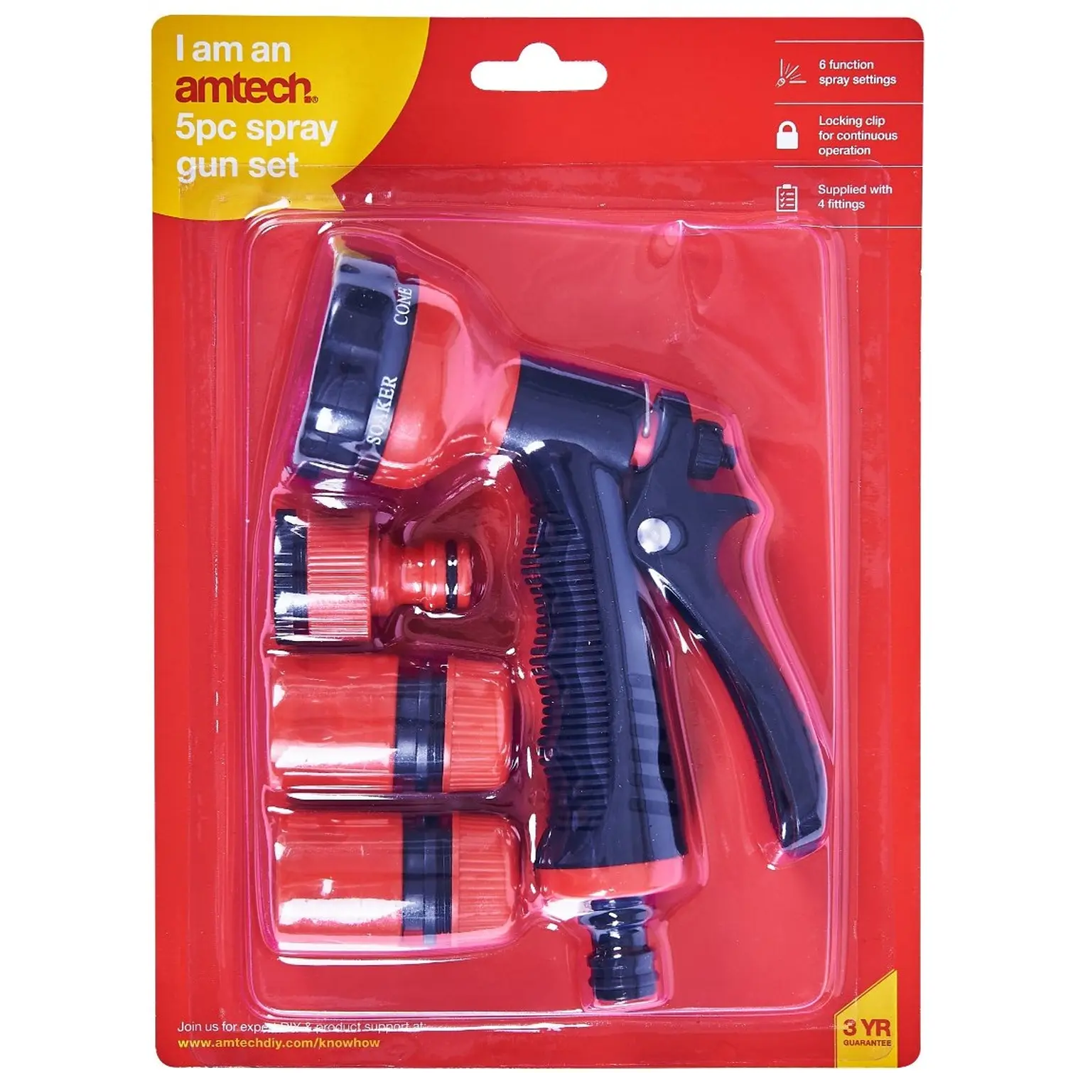 Amtech 6 Dial Spray Gun Set