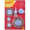 6 Piece Wire Wheel Brush Set