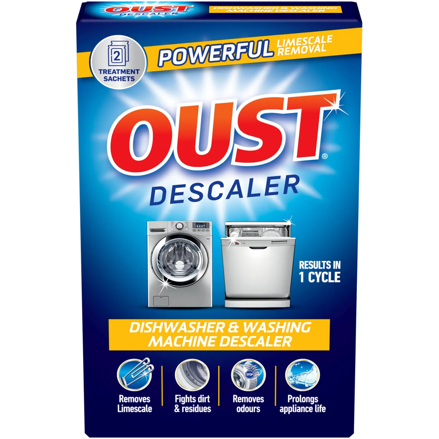 DLN0156 Oust Dishwasher & Washing Machine Cleaner