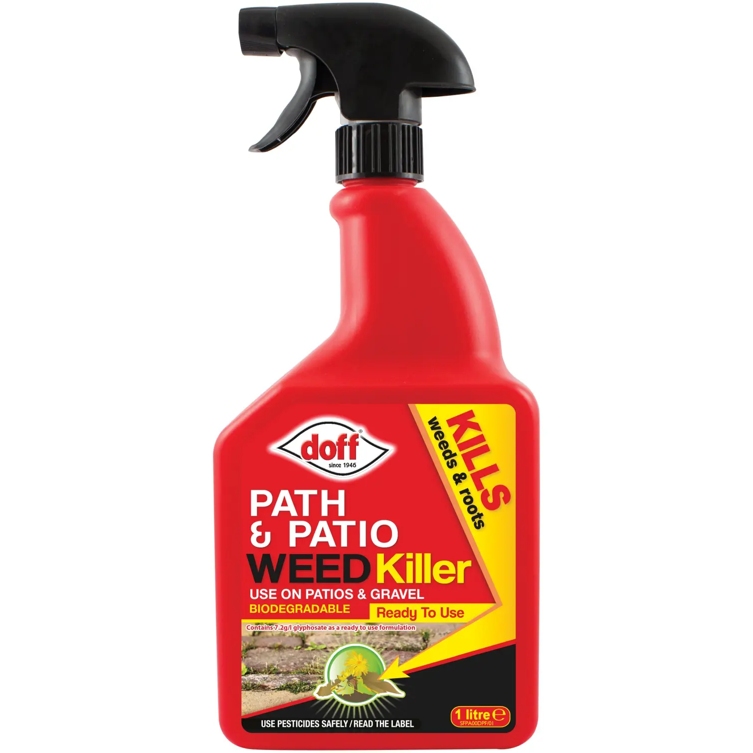 Doff Path & Patio Weedkiller Gun 1ltr