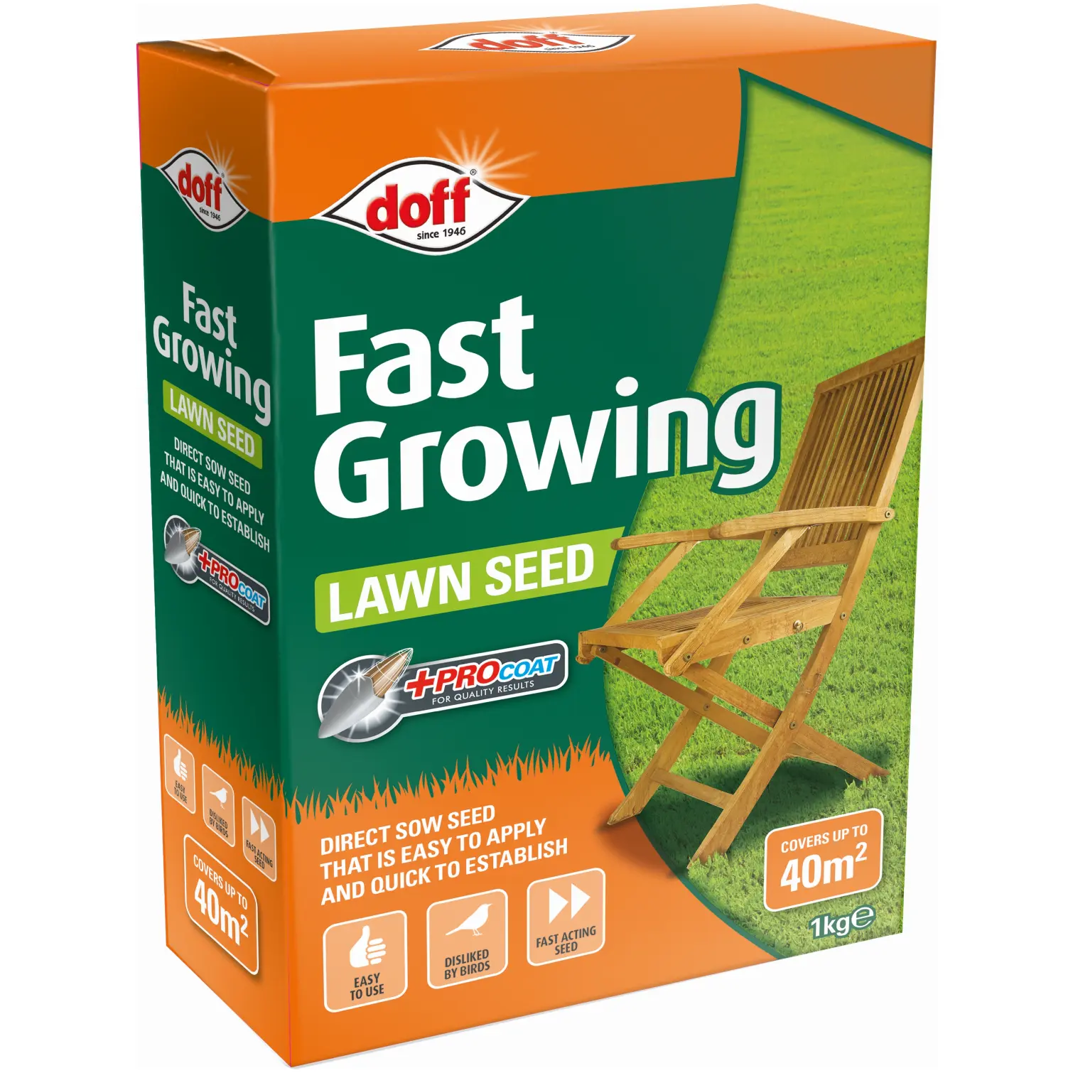 Doff Fast Growing Grass Seed 1kg