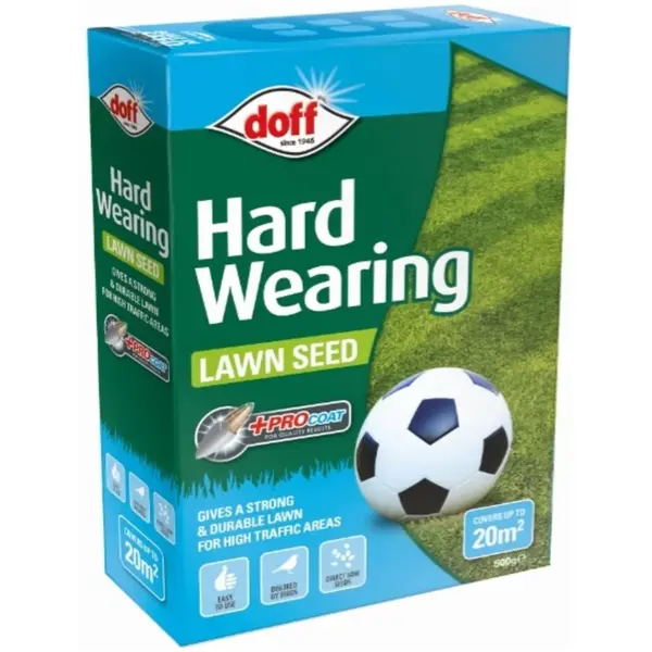 DOF0220 Doff Hard Wearing Grass Seed 500g