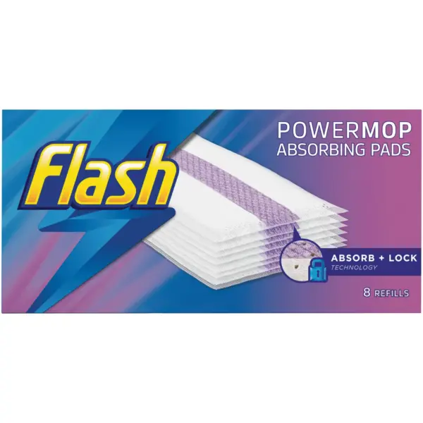 DSC0076 Flash Powermop Absorbing Pads 8 Refills