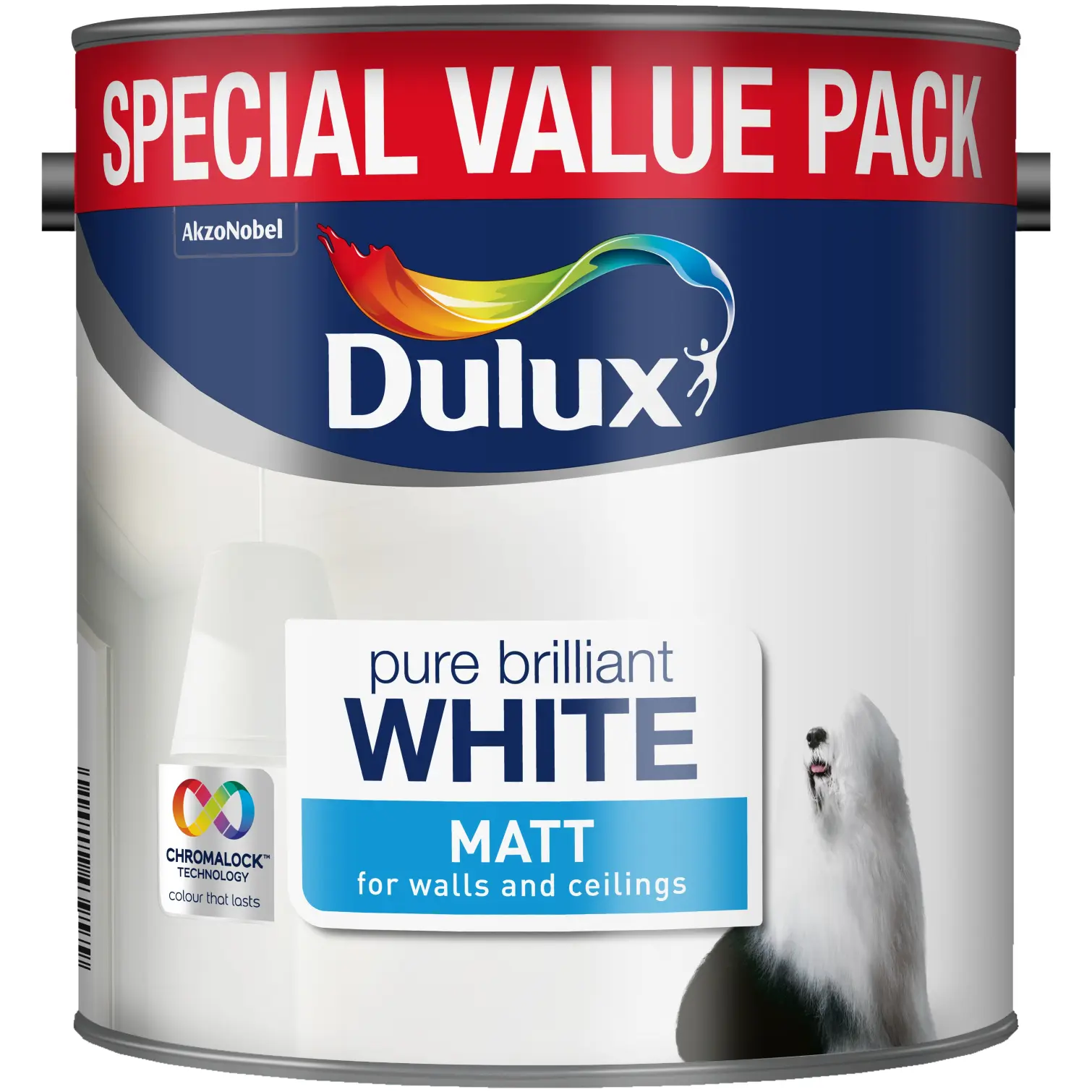 Dulux Matt Pure Brilliant White 3L