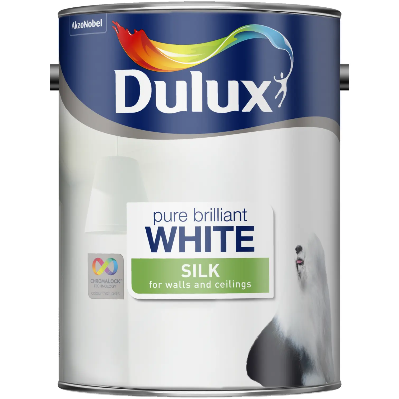 Dulux Silk Pure Brilliant White 5L