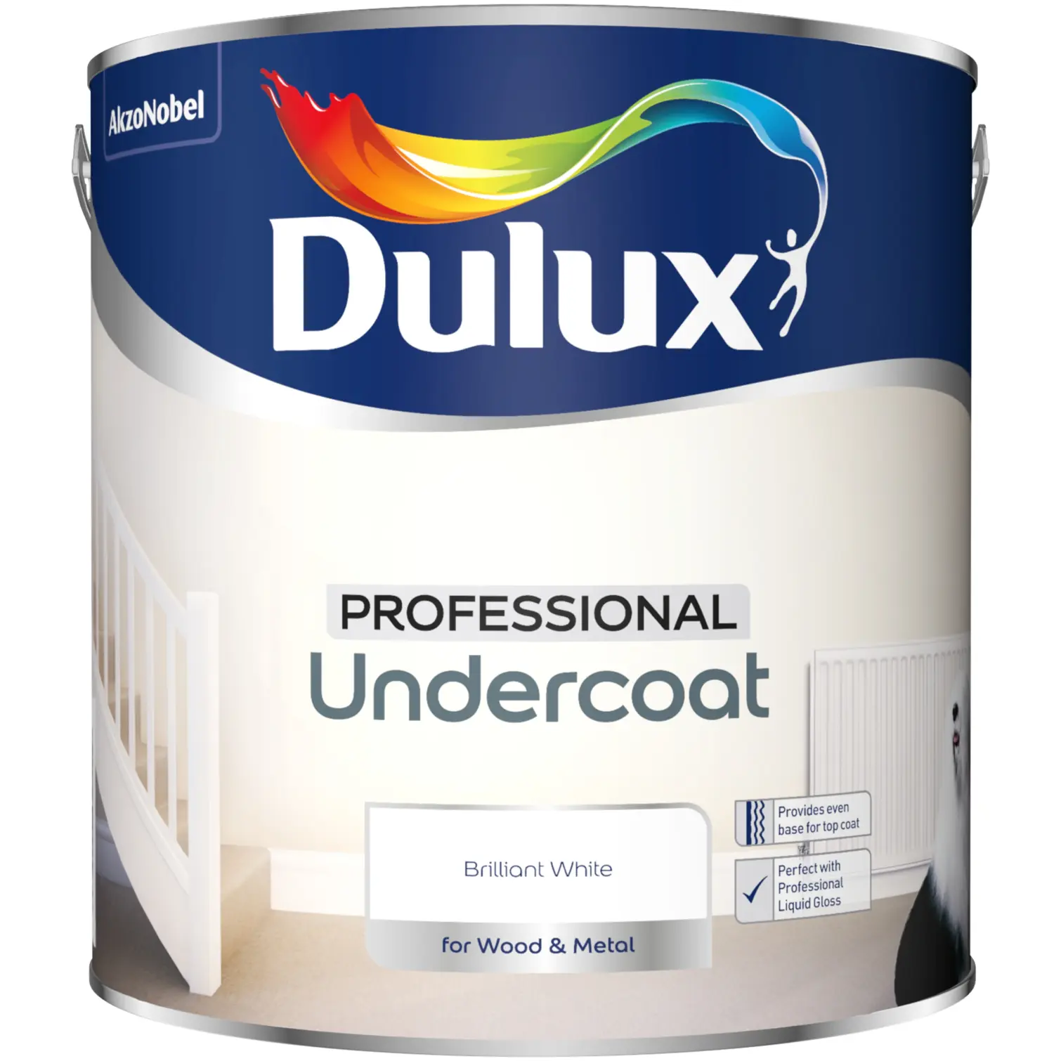Dulux Undercoat Pure Brilliant White 2.5L