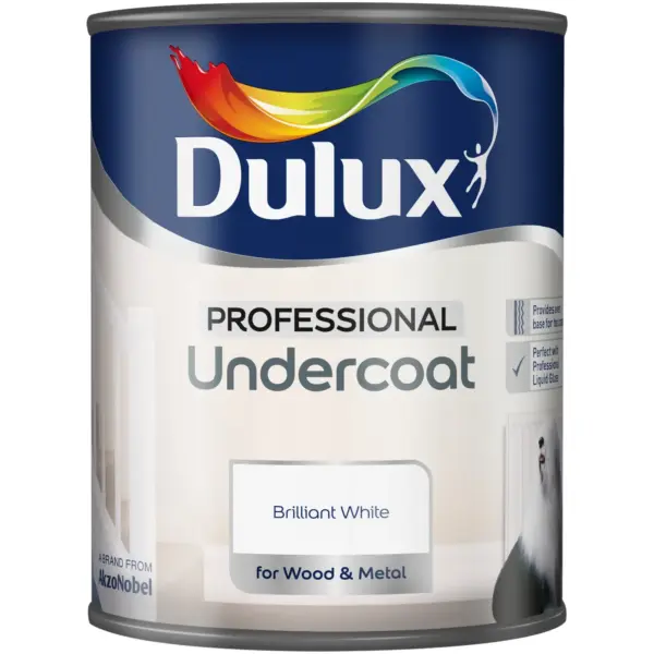 Dulux Undercoat Pure Brilliant White 750ml