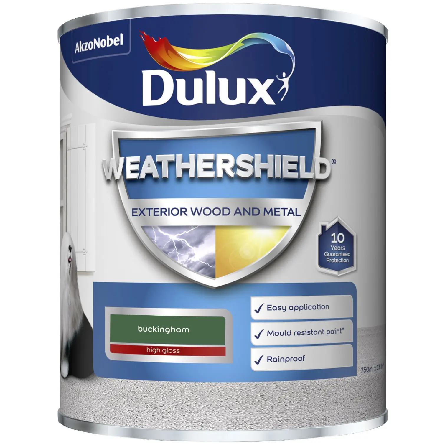 Dulux Weathershield Exterior Gloss Buckingham 750ml