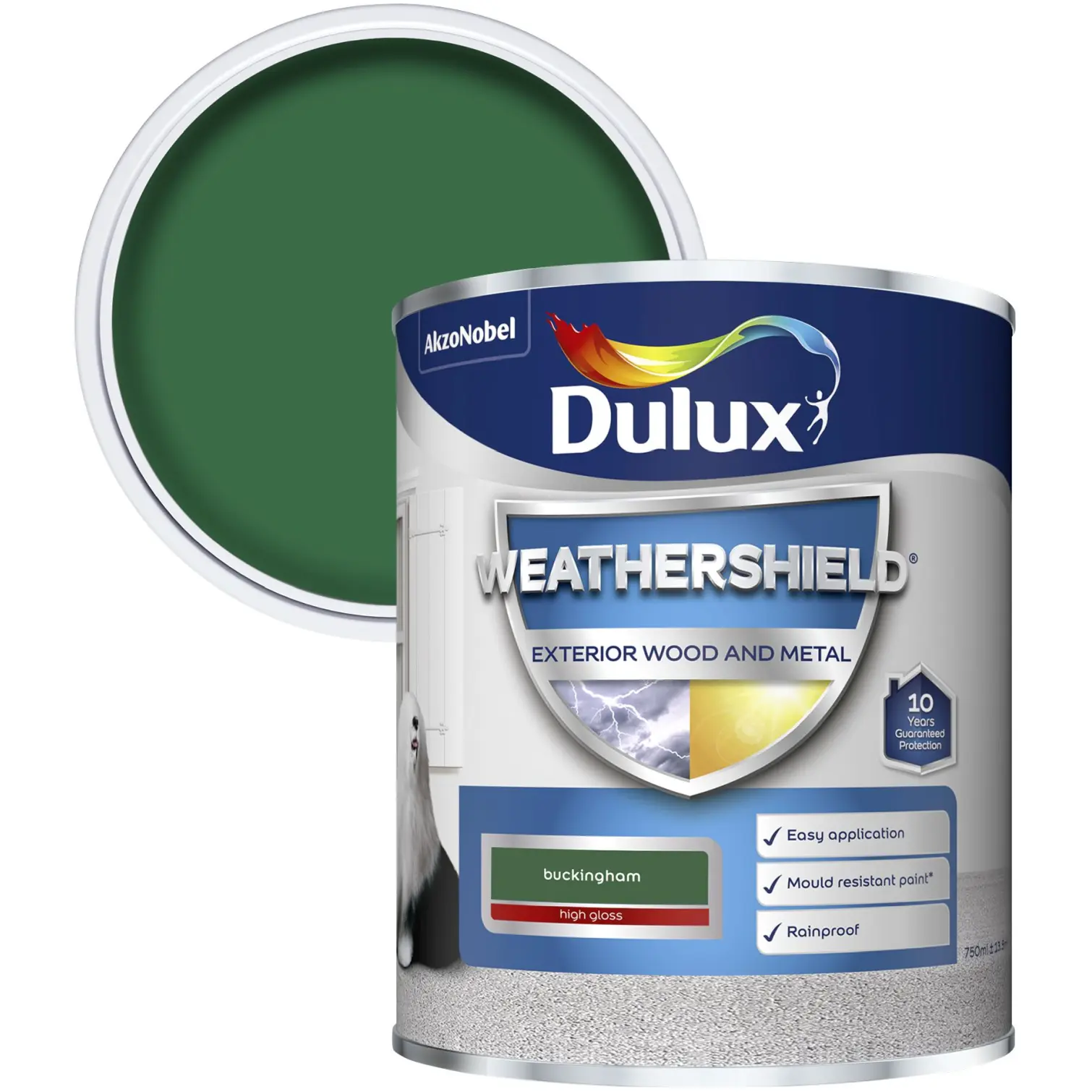 Dulux Weathershield Exterior Gloss Buckingham 750ml
