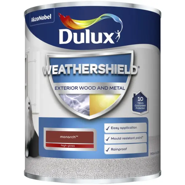 Dulux Weathershield Exterior Gloss Monarch 750ml