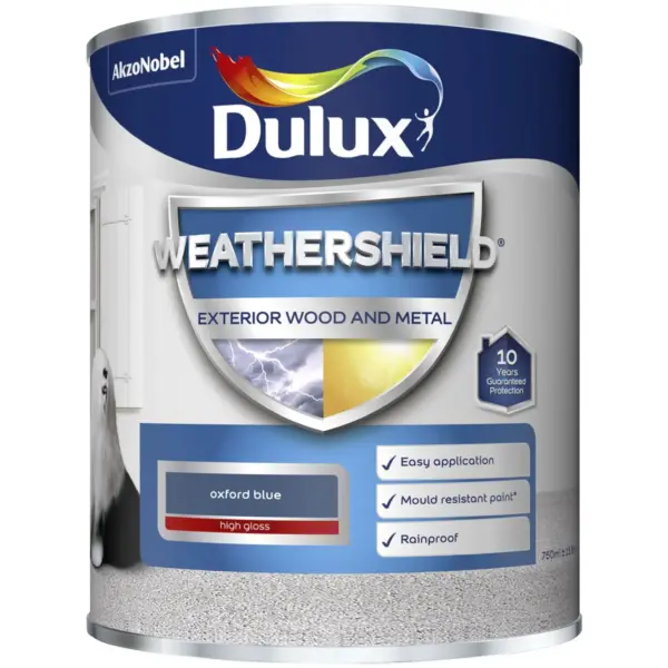 Dulux Weathershield Exterior Gloss Oxford Blue 750ml
