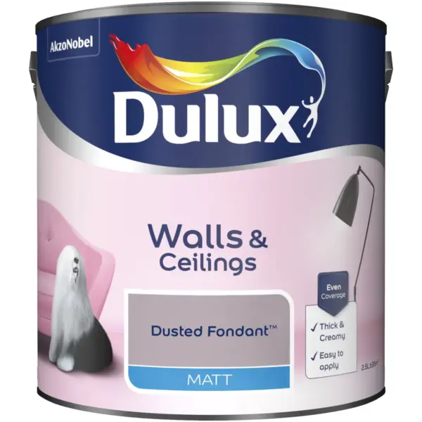 Dulux Matt Dusted Fondant 2.5L