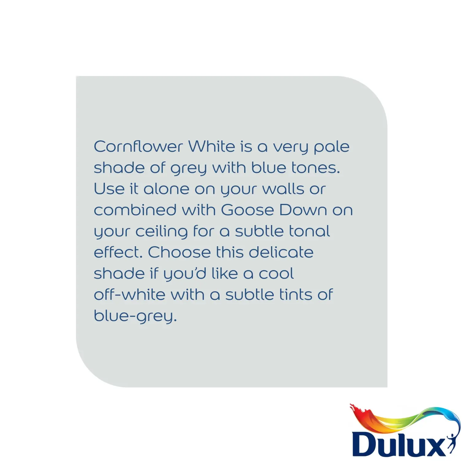 Dulux Matt Cornflower White 2.5L