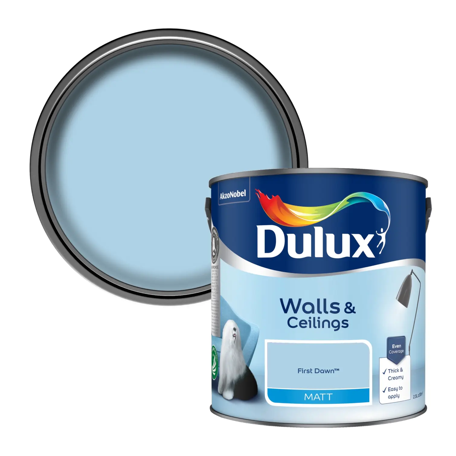 Dulux Matt First Dawn 2.5L