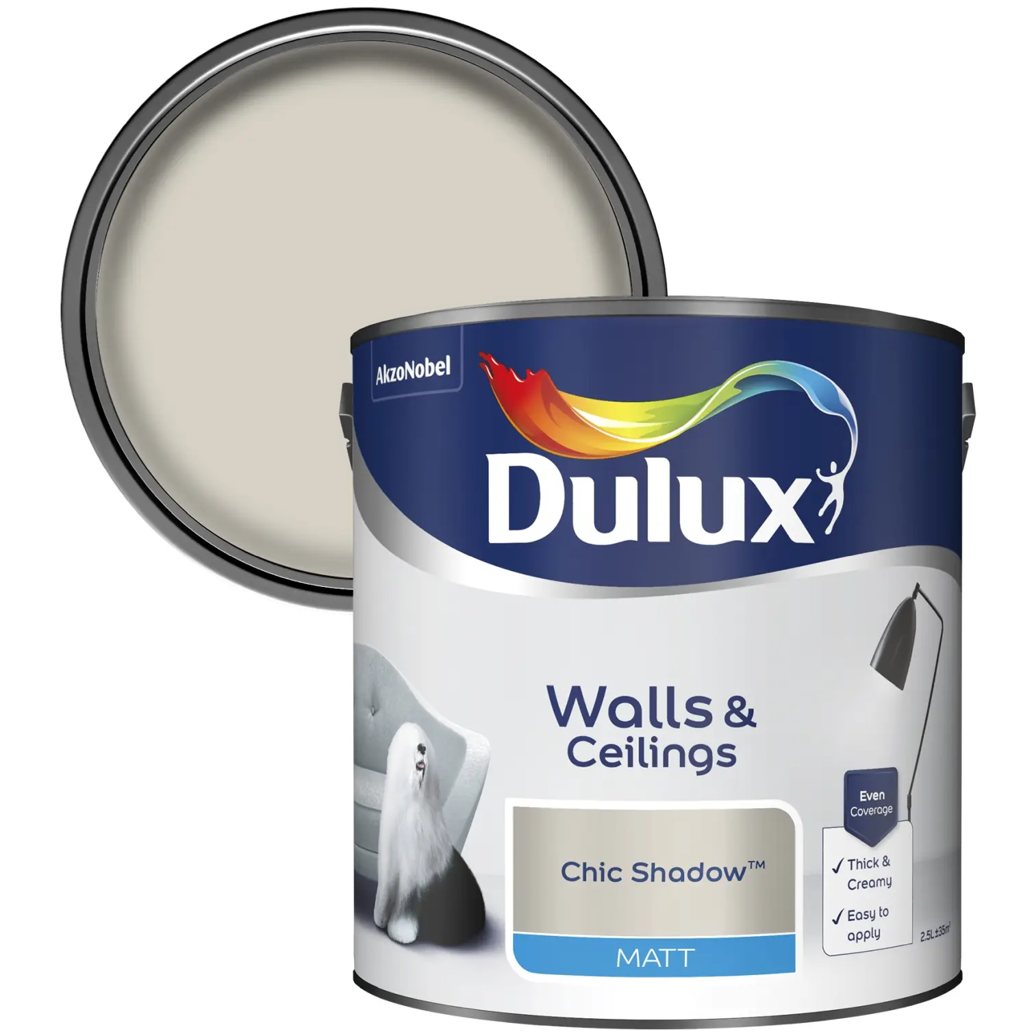 Dulux Matt Chic Shadow 2.5L