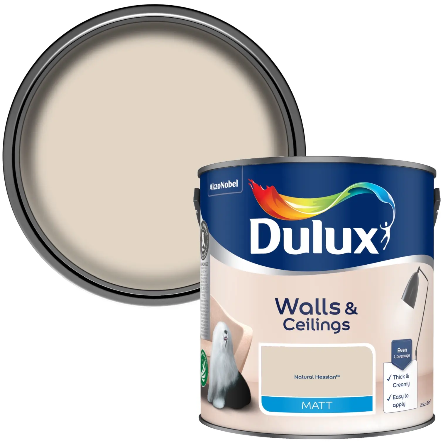 Dulux Matt Natural Hessian 2.5L
