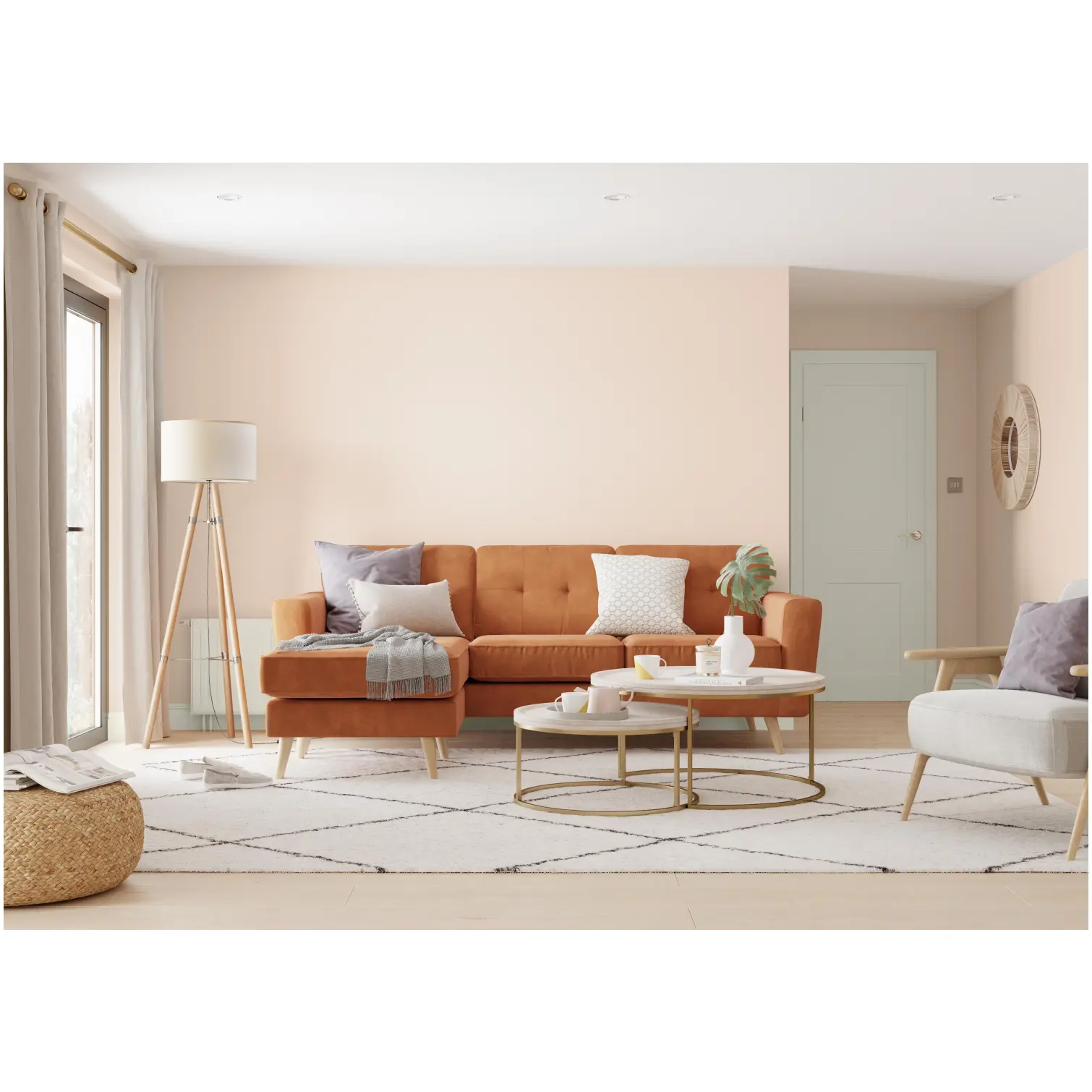 Dulux Matt Soft Peach 2.5L