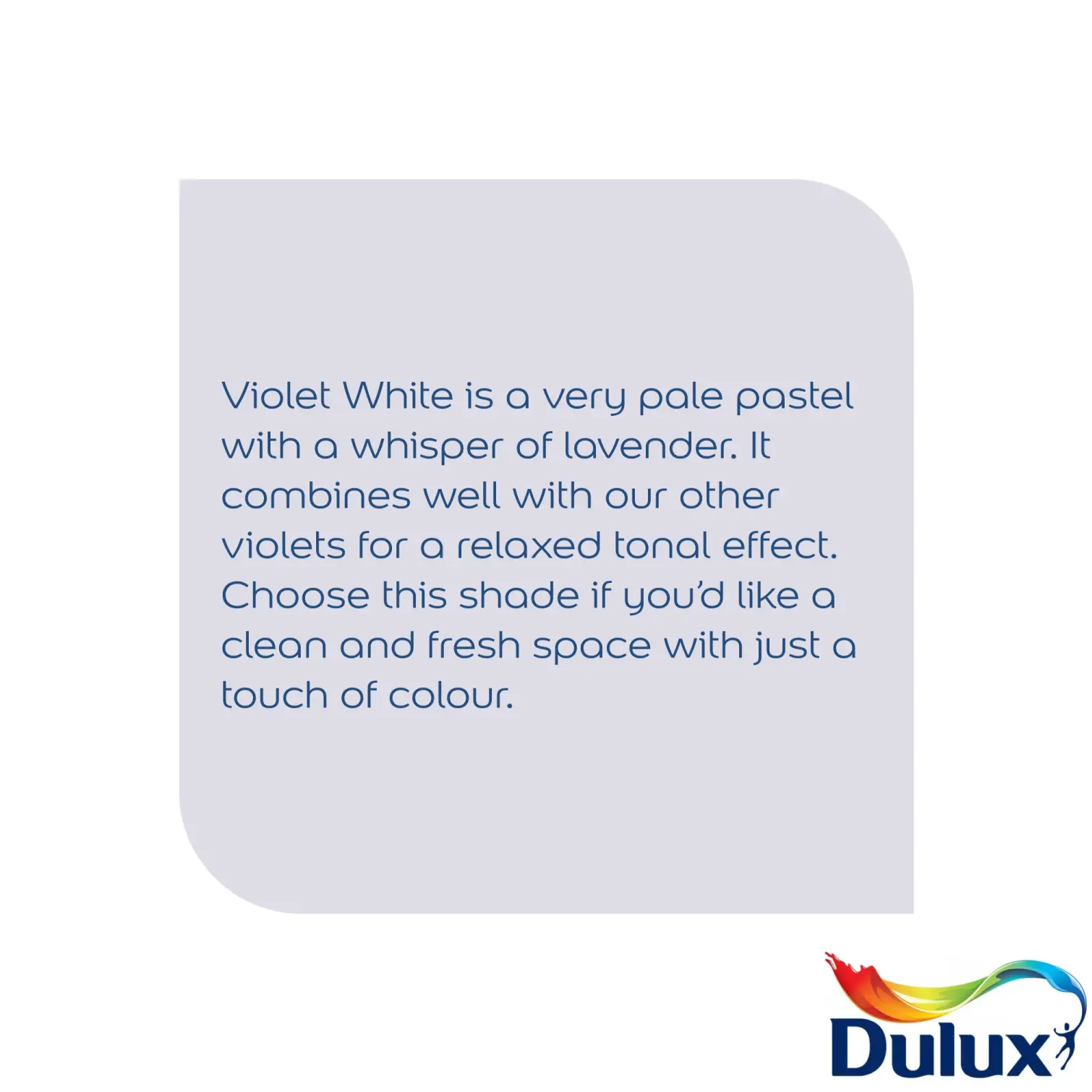 Dulux Matt Violet White 2.5L