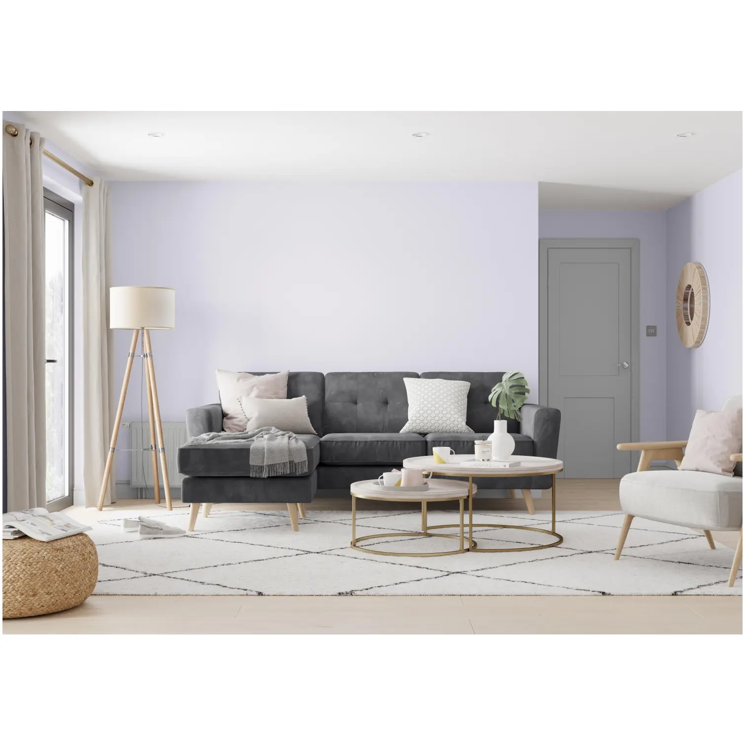 Dulux Matt Violet White 2.5L