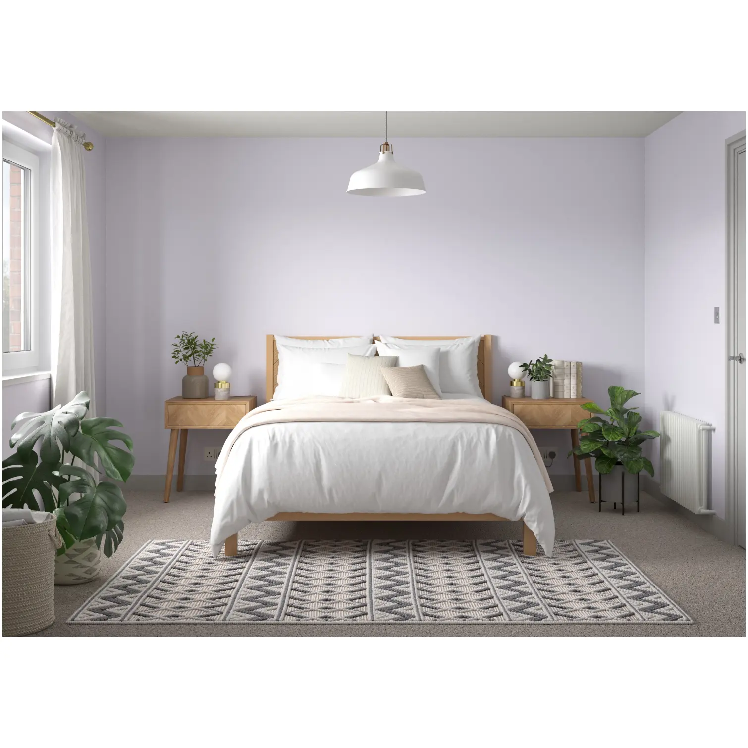 Dulux Matt Violet White 2.5L