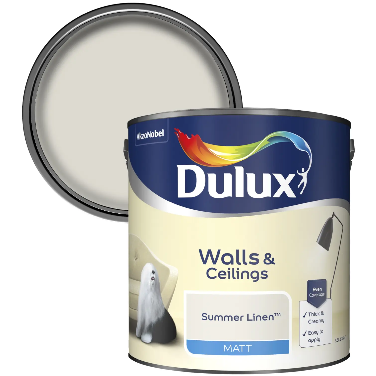 Dulux Matt Summer Linen 2.5L