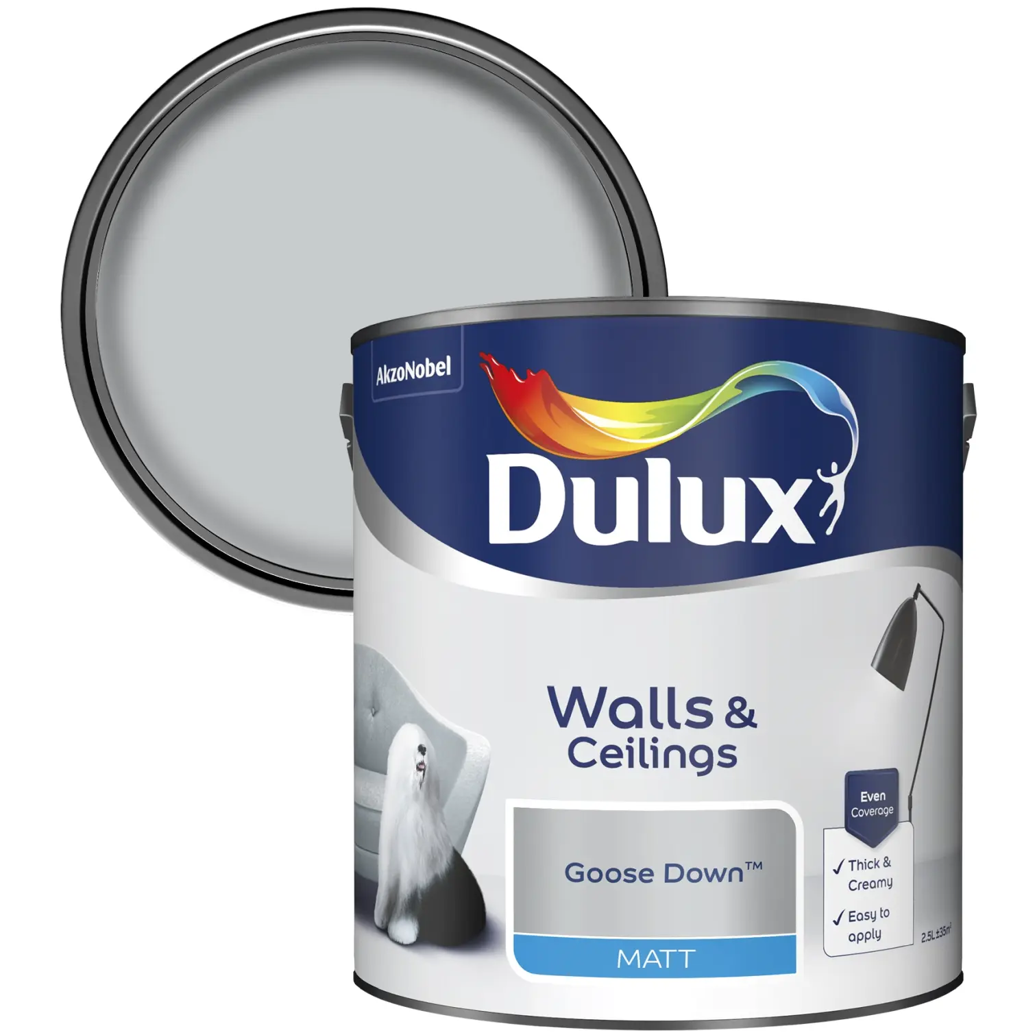 Dulux Matt Goose Down 2.5L