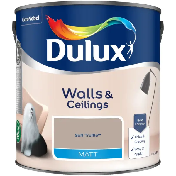 Dulux Matt Soft Truffle 2.5L