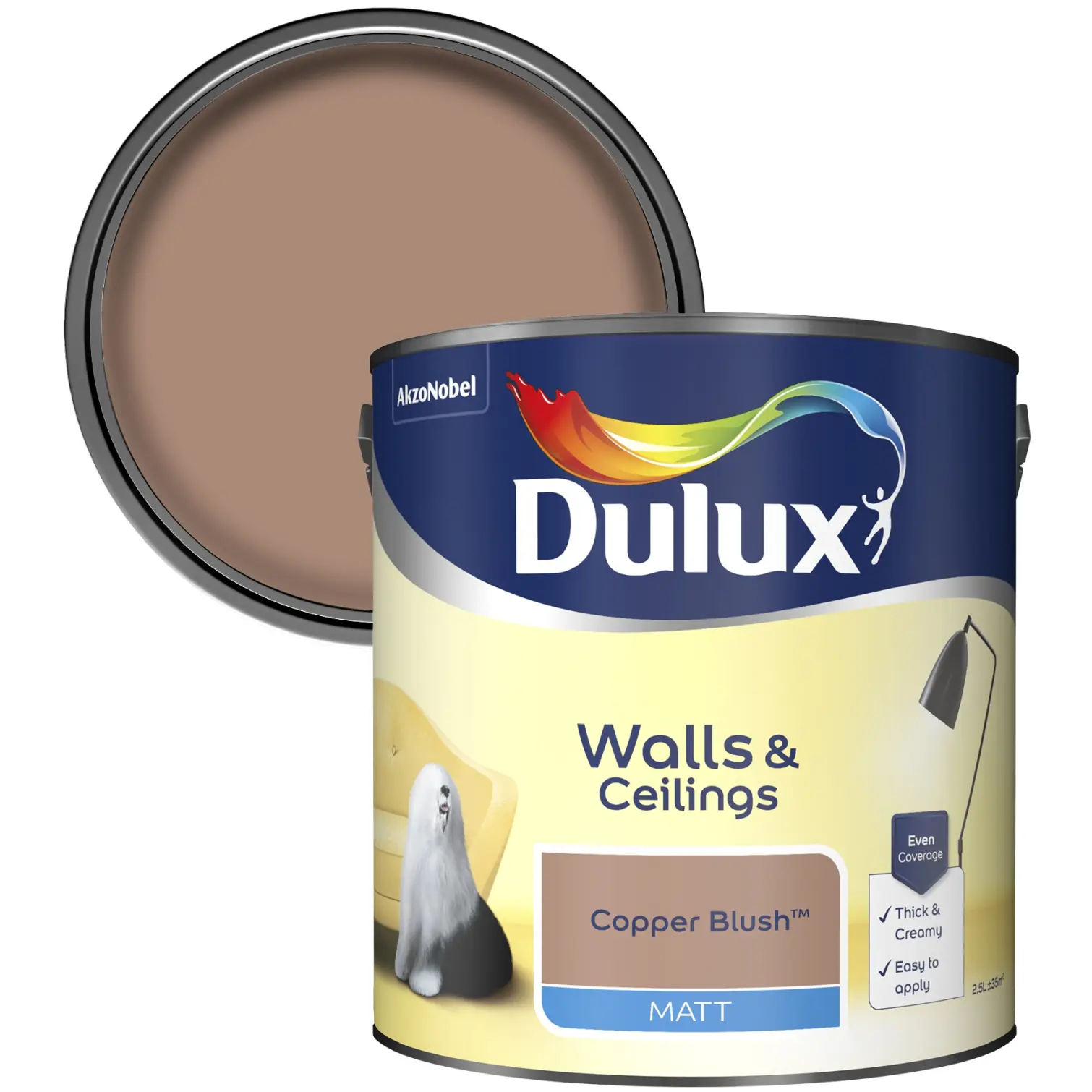 Dulux Matt Copper Blush 2.5L