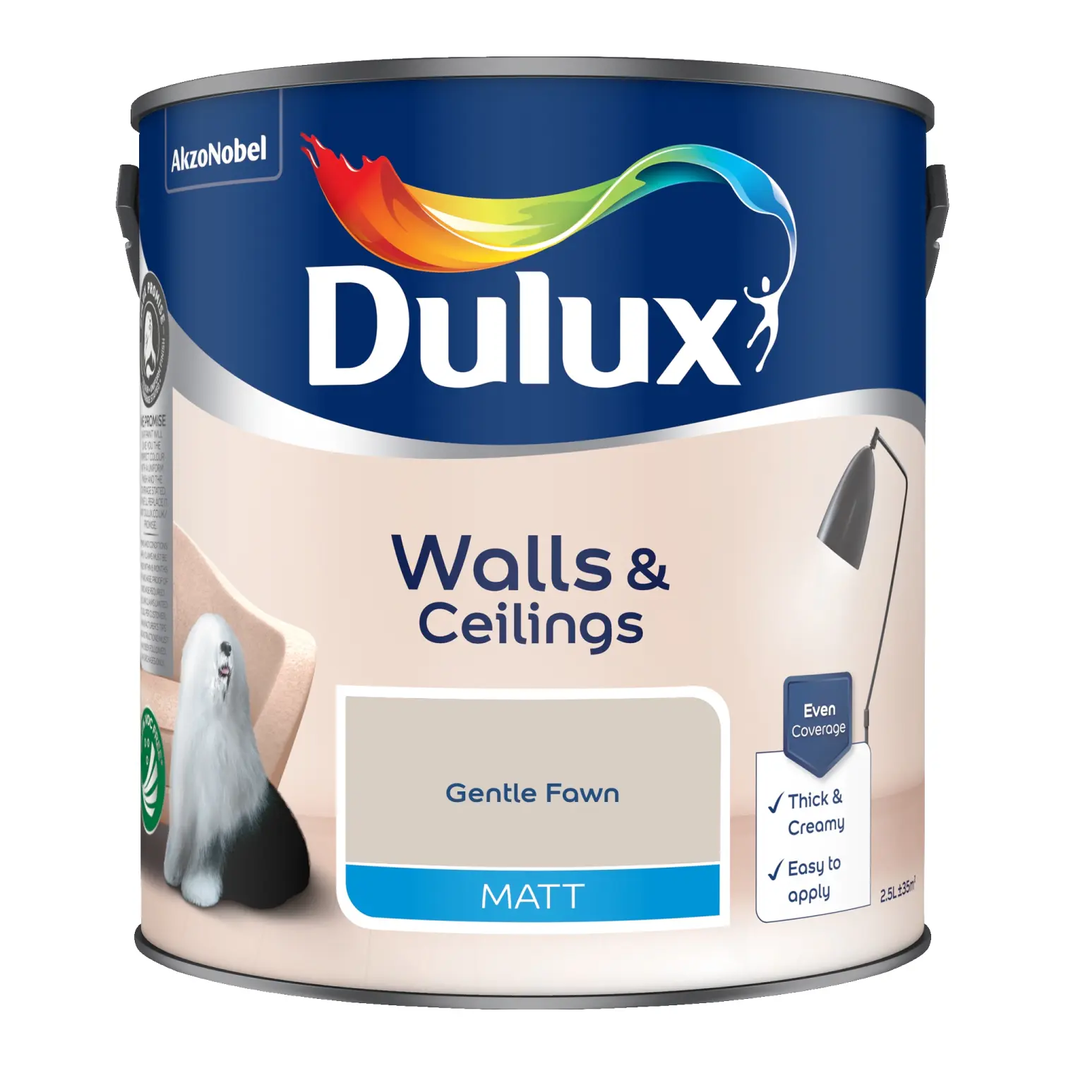Dulux Matt Gentle Fawn 2.5L