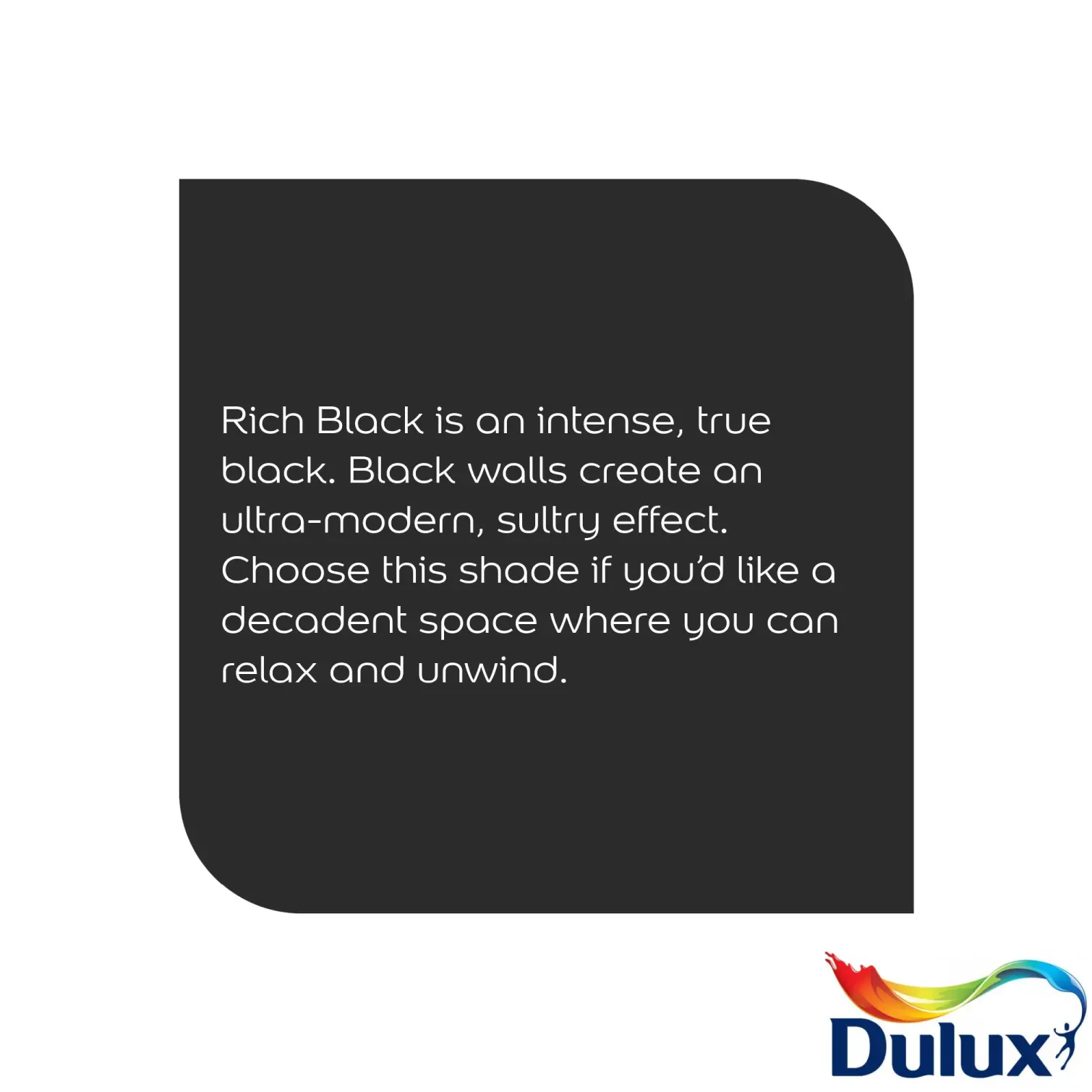 Dulux Matt Rich Black 2.5L