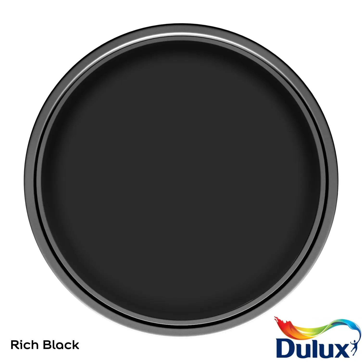 Dulux Matt Rich Black 2.5L