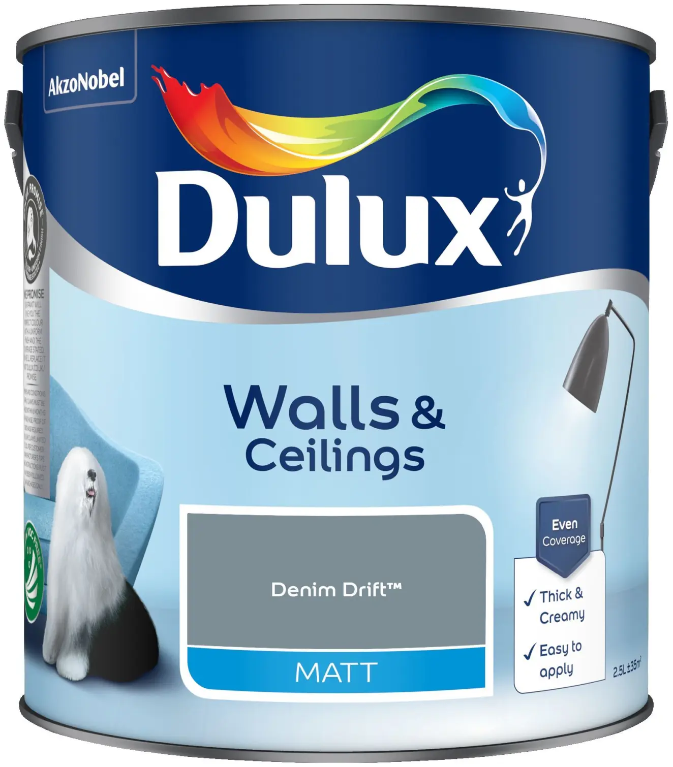 Dulux Matt Denim Drift 2.5L