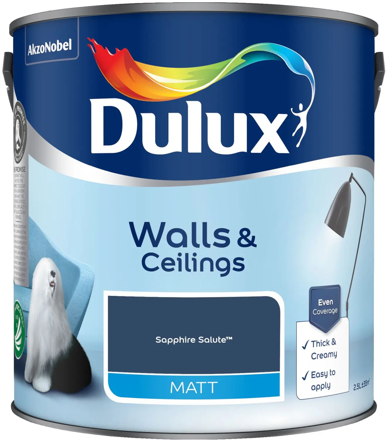 Dulux Matt Sapphire Salute 2.5L
