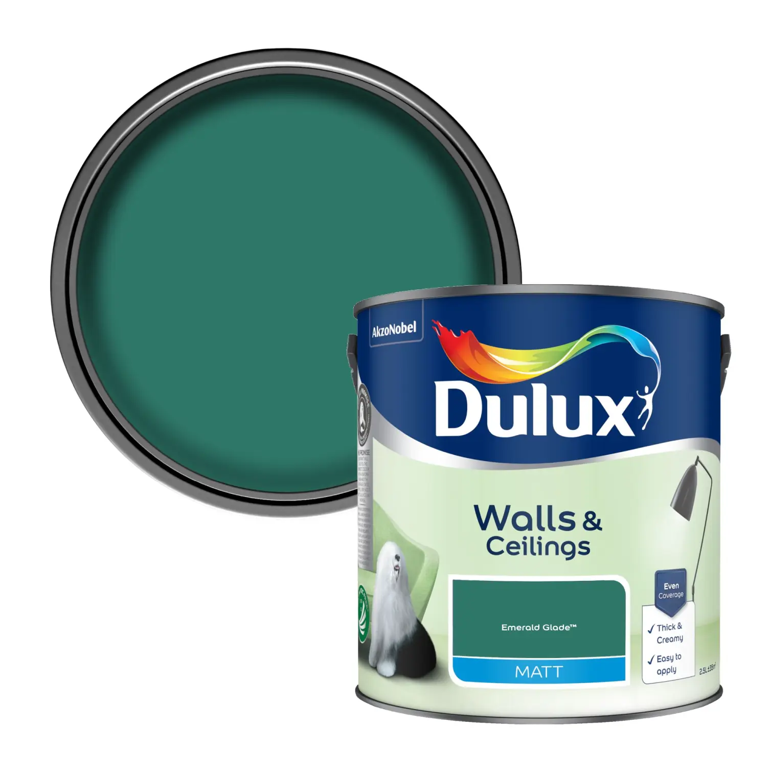 Dulux Matt Emerald Glade 2.5L