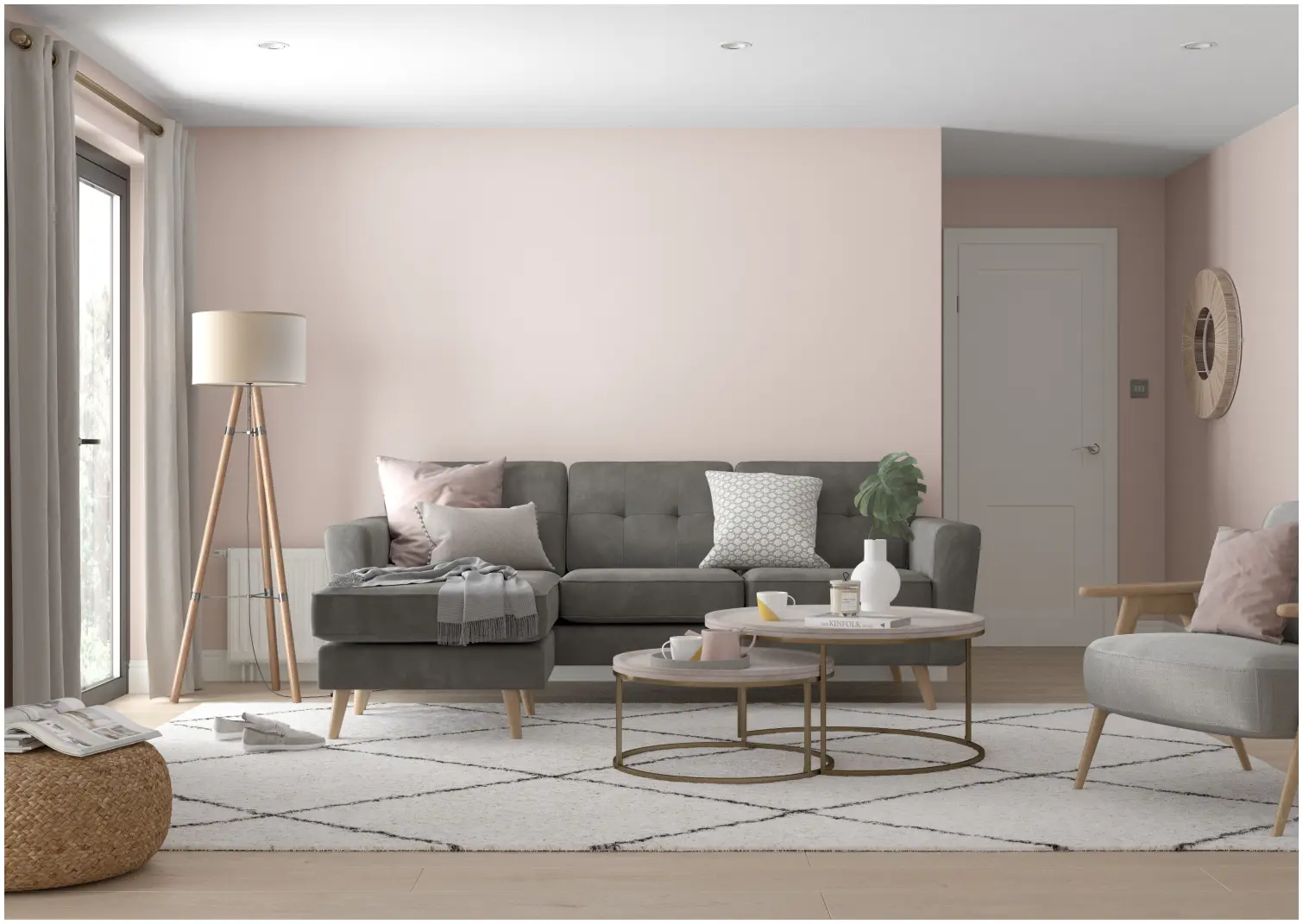 Dulux Matt Blush Pink 2.5L