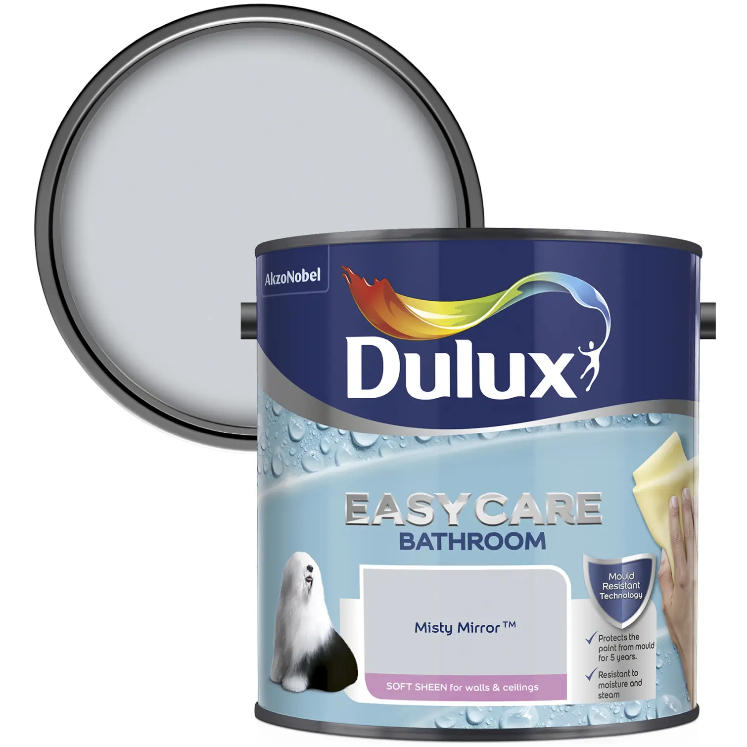 Dulux Bathroom Misty Mirror 2.5L