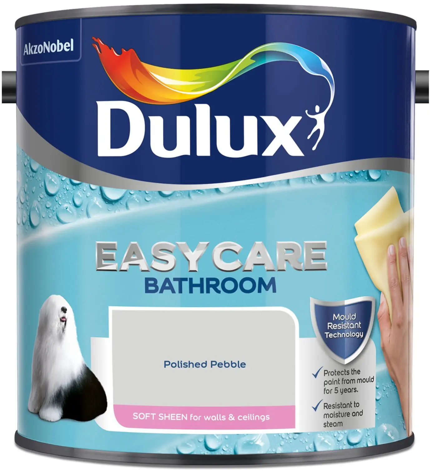 Dulux Bathroom Polished Pebble 2.5L