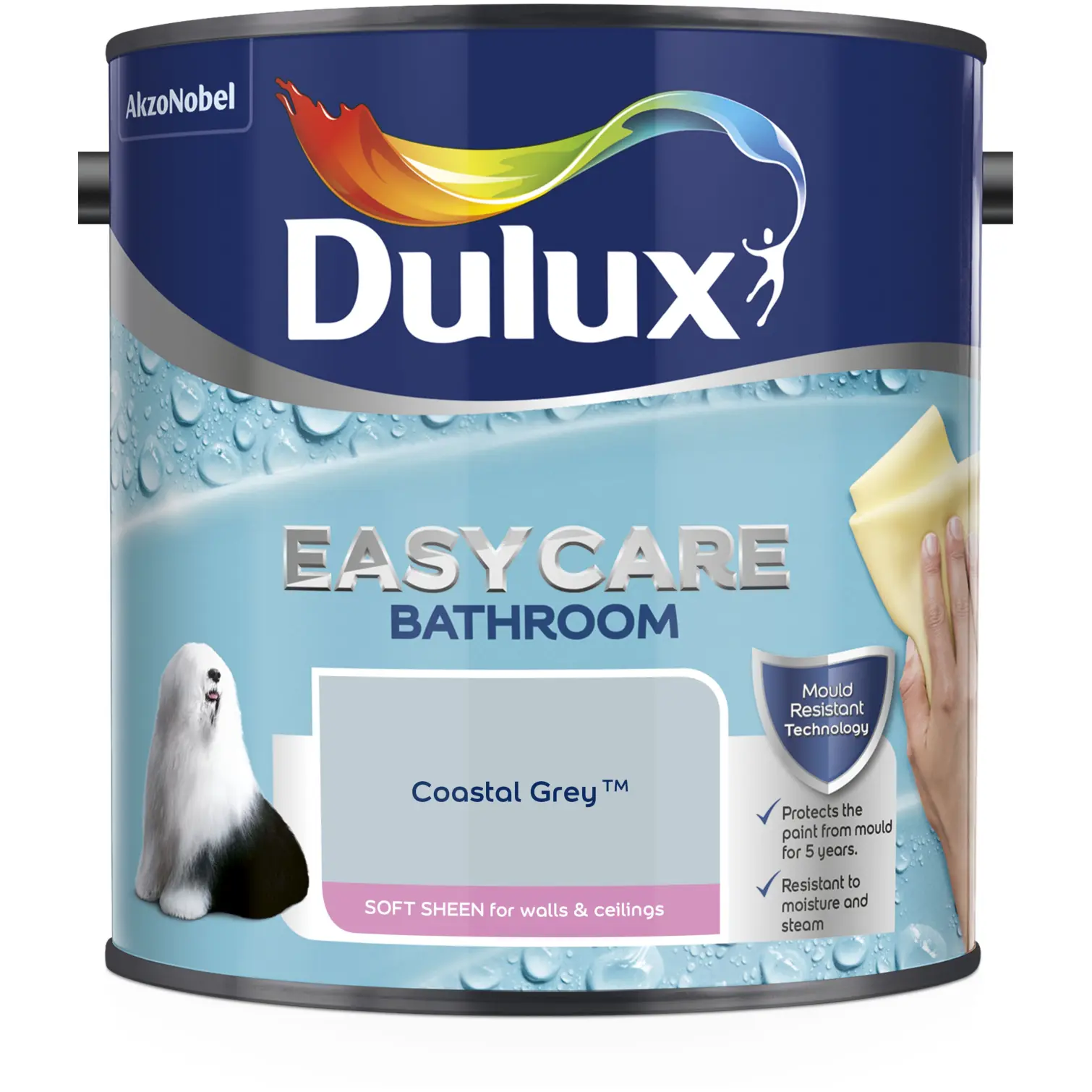 Dulux Bathroom Coastal Grey 2.5L