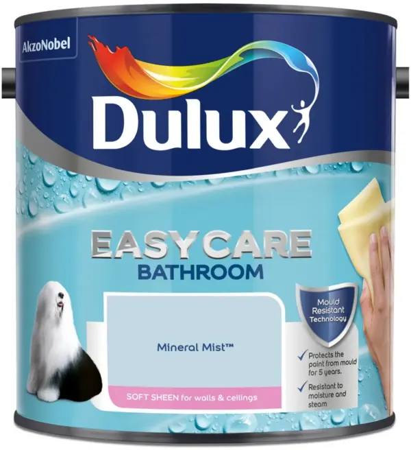Dulux Easycare Bathroom Mineral Mist 2.5L